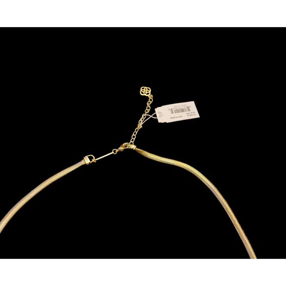 Kendra Scott Gold Tone Starla Y Necklace 21" Long With Bag NWT - Picture 5 of 11